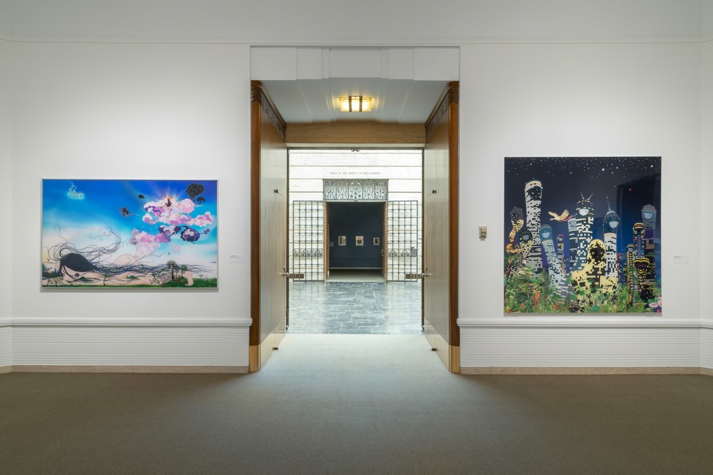 Installation view of Chiho Aoshima: Rebirth of the World, 2015. Photo Joshua White, courtesy of Seattle Art Museum. Installation view of Chiho Aoshima: Rebirth of the World, 2015. Photo Joshua White, courtesy of Seattle Art Museum.