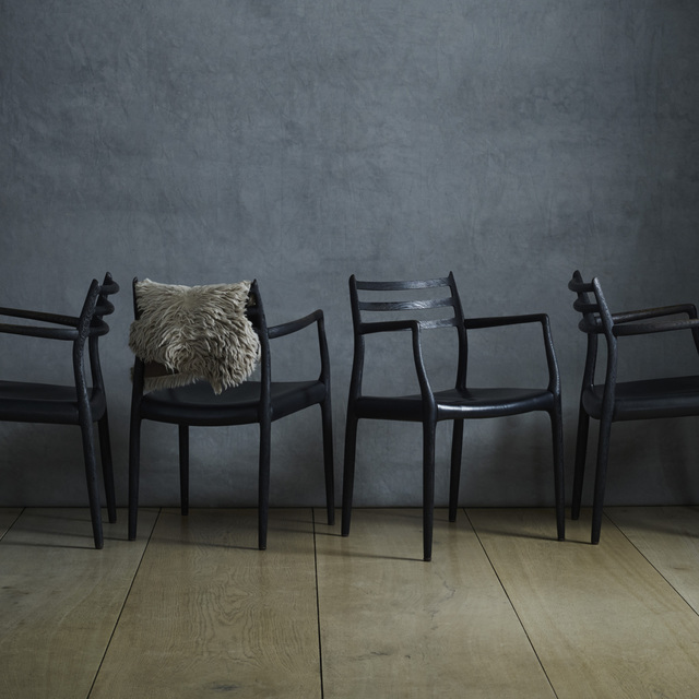 Niels Otto Møller, ‘dining chairs, set of four’, Wright