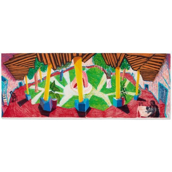 David Hockney - Hotel Acatlan: Two Weeks Later, from Moving Focus