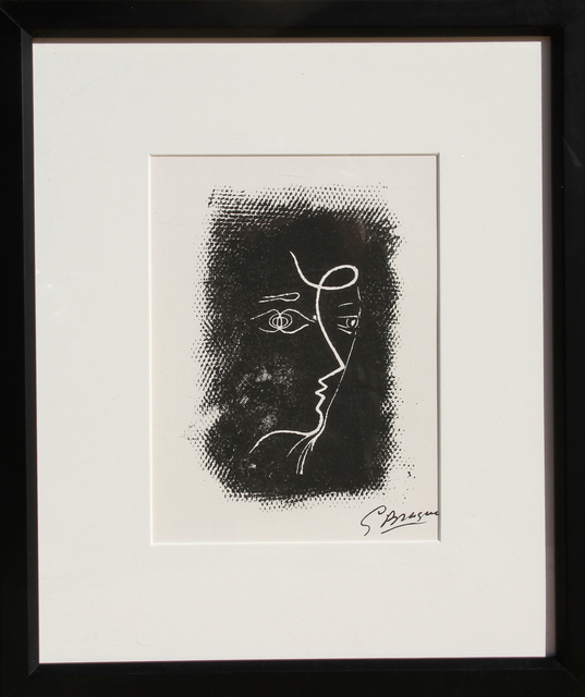 Georges Braque, ‘Profil de Femme from Souvenirs de Portraits d'Artistes’, 1972, Print, Lithograph, RoGallery