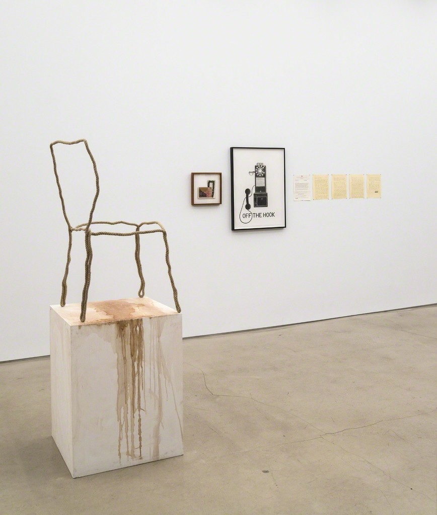 Installation view: I Dropped the Lemon Tart, Lisa Cooley, New York, 2015 Installation view: I Dropped the Lemon Tart, Lisa Cooley, New York, 2015
