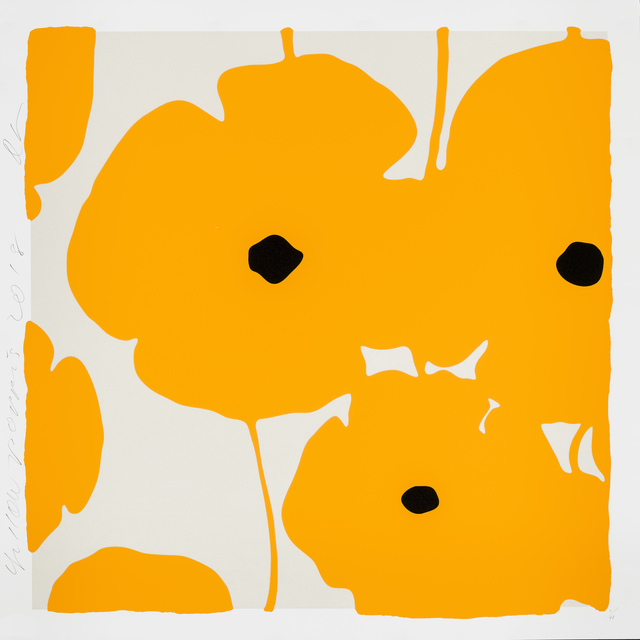 Donald Sultan, ‘Yellow Poppies’, 2018, Maune Contemporary