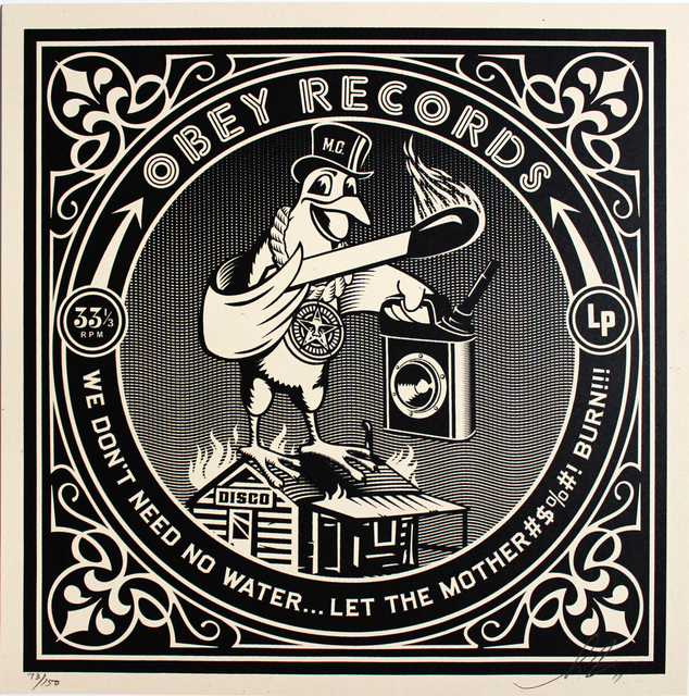 Shepard Fairey, ‘We Don't Need No Water’, 2011, EHC Fine Art Gallery Auction