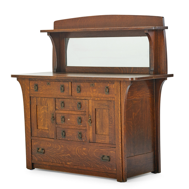 ‘Limbert, Sideboard, Grand Rapids, MI’, ca. 1908, Rago/Wright