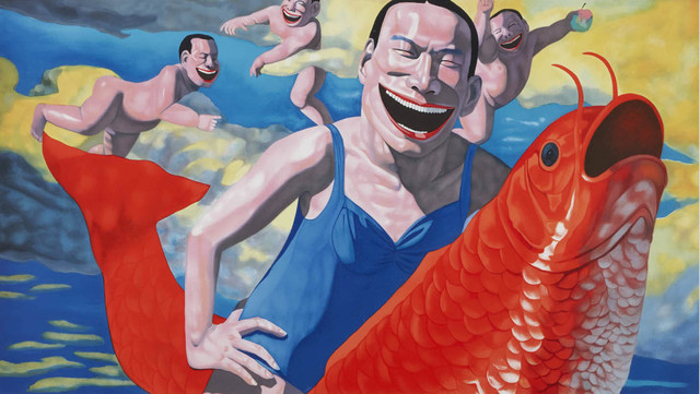 Yue Minjun, ‘Floating Clouds’, 2009, Kunzt Gallery