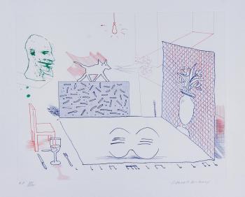 David Hockney - Discord Merely Magnifies (t.184)