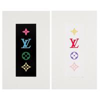 Takashi Murakami - SUPERFLAT Colorful Monogram (Green); SUPERFLAT Colorful Monogram