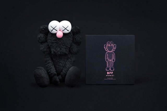 KAWS, ‘BFF PLUSH (BLACK)’, 2016, Marcel Katz Art