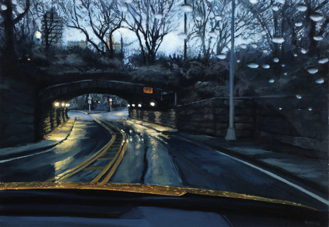Karen Woods, ‘Dawn in Central Park 1’, Painting, Oil on Linen, George Billis Gallery