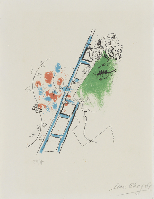 Marc Chagall, ‘L'ÉCHELLE’, Galerie Bromer