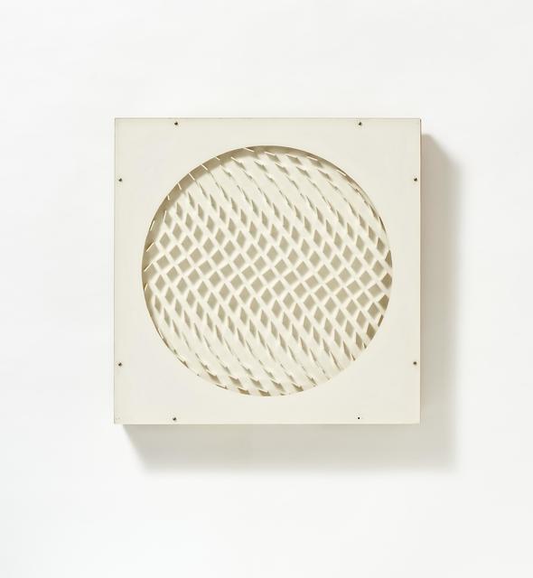 Hartmut Böhm, ‘Quadratrelief’, 1967, Mixed Media, White acrylic glass, wood, paint, wired, Van Ham