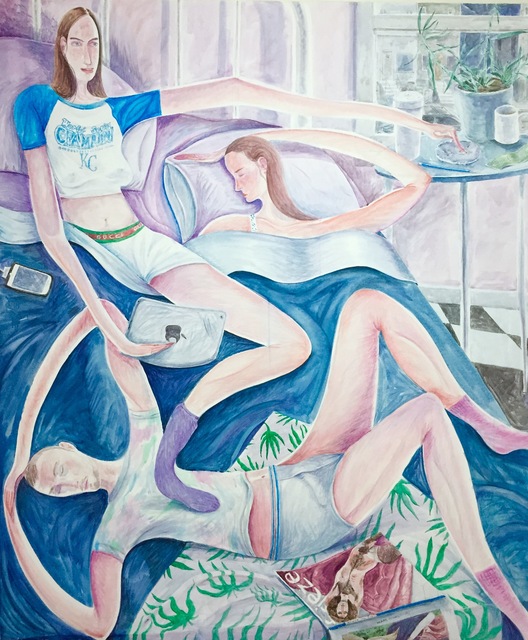 Charlie Roberts, ‘Lorimer Street’, 2016, Painting, Watercolour on Canvas, The Dot Project