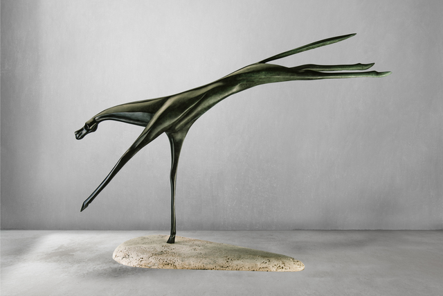 Antonio Signorini, ‘Alpha Centauri’, 2018, Sculpture, Bronze - Degraded Patina, 71 STRUCTURAL ART