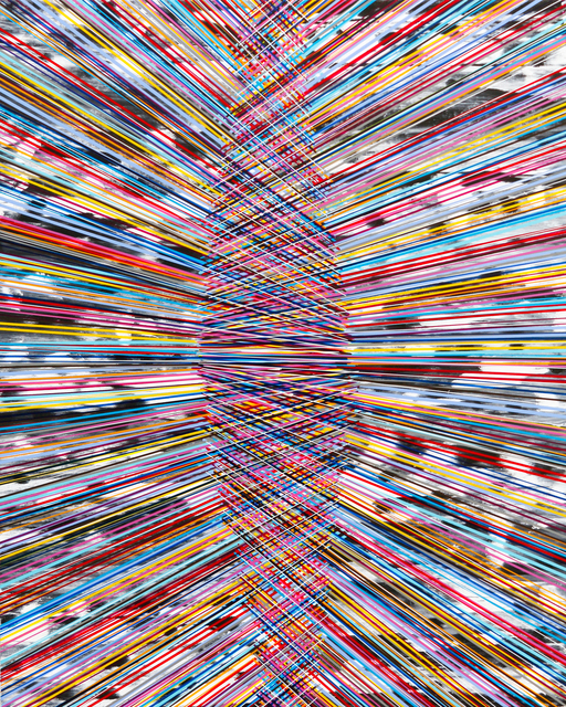 Bradley Harms, ‘Single Event (Winter Camo)’, 2013, Painting, Acrylic on Canvas, Newzones