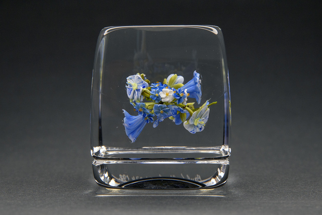 Paul Stankard, ‘Blue Flower Botanical Paperweigh’, 1, Modern Artifact