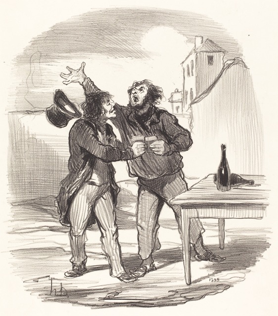 Honoré Daumier, ‘Membre... du dix Décembre prenant le la...’, 1850, National Gallery of Art, Washington, D.C.