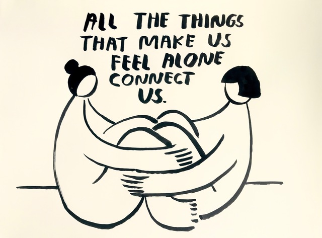 Carissa Potter, ‘All the things that connect us’, 2019, Drawing, Collage or other Work on Paper, Sumi Ink on Paper, Eleanor Harwood Gallery