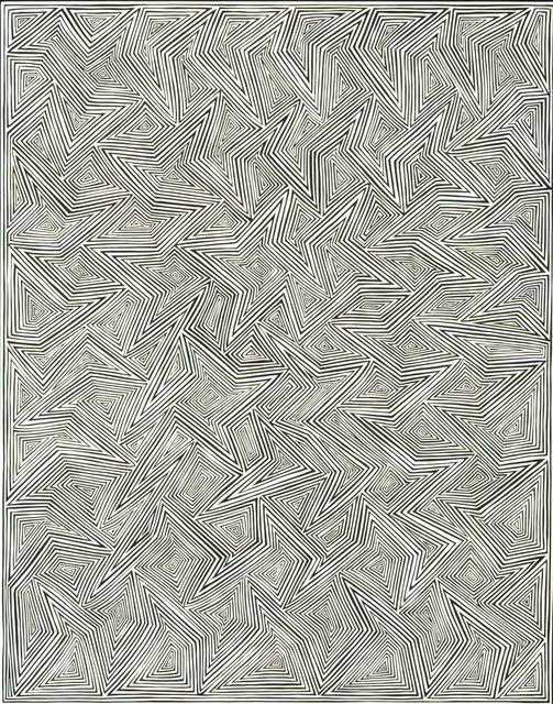 James Siena, ‘Shifted Alternating Connections’, 2000, Museo de Arte Contemporáneo de Buenos Aires