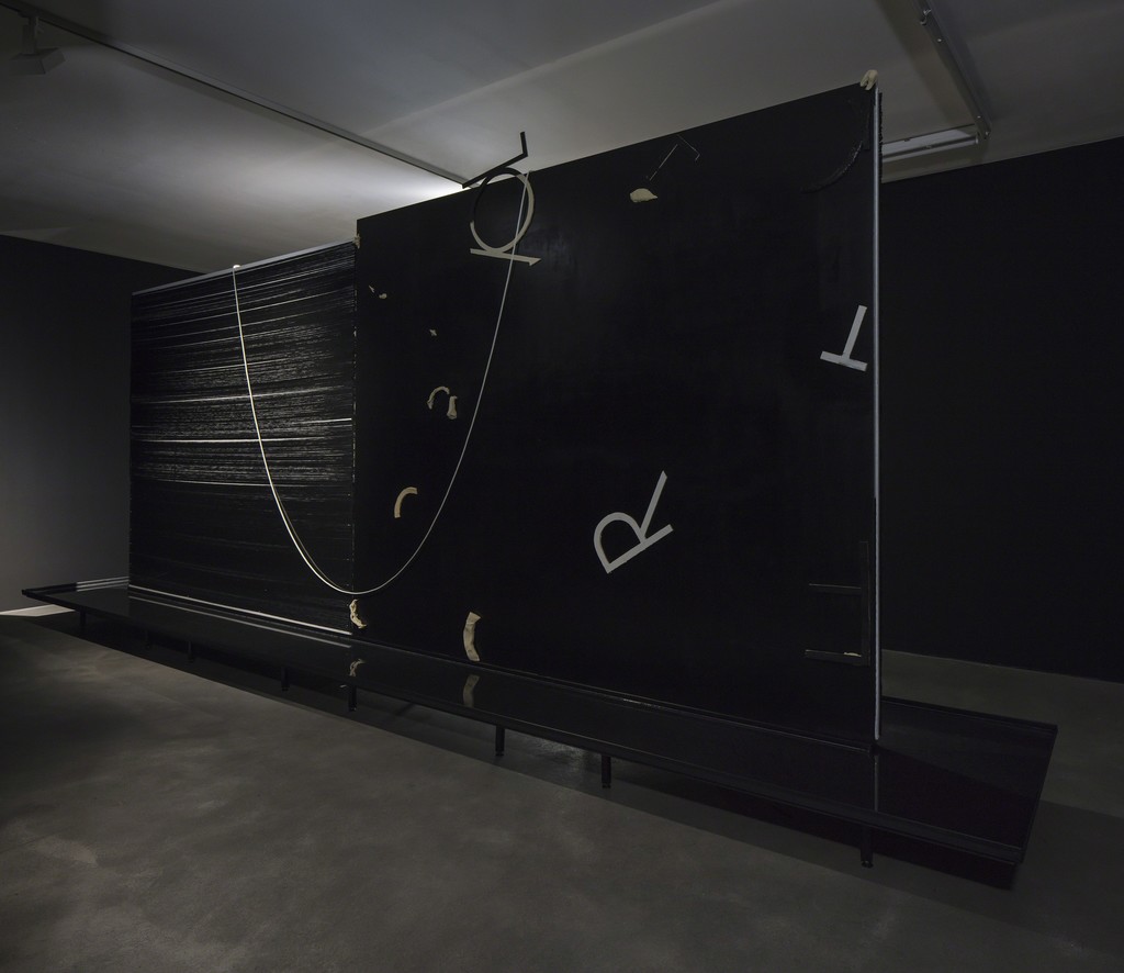 Thea Djordjadze, Rosemarie Trockel, Installation view, 'Un soir, j'ai assis
la beauté sur mes genoux. And I found her bitter and I hurt her', Sprüth
Magers, Berlin, July 07 - August 26, 2017
© Thea Djordjadze & Rosemarie Trockel / VG-Bildkunst, Bonn 2017, Courtesy Sprüth Magers, Photography by Timo Ohler Thea Djordjadze, Rosemarie Trockel, Installation view, 'Un soir, j'ai assis
la beauté sur mes genoux. And I found her bitter and I hurt her', Sprüth
Magers, Berlin, July 07 - August 26, 2017
© Thea Djordjadze & Rosemarie Trockel / VG-Bildkunst, Bonn 2017, Courtesy Sprüth Magers, Photography by Timo Ohler