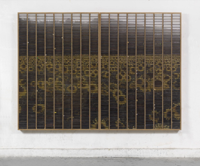 Gregor Hildebrandt, ‘Das Sonnenblumenfeld (Ein weitere Grund ein Ohr abzuschneiden (E.N.)’, 2017, Perrotin