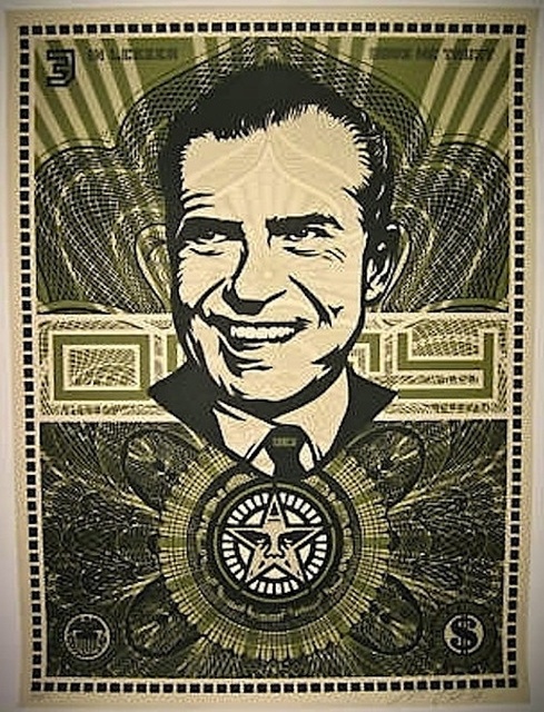 Shepard Fairey, ‘Nixon Money’, 2003, Gregg Shienbaum Fine Art