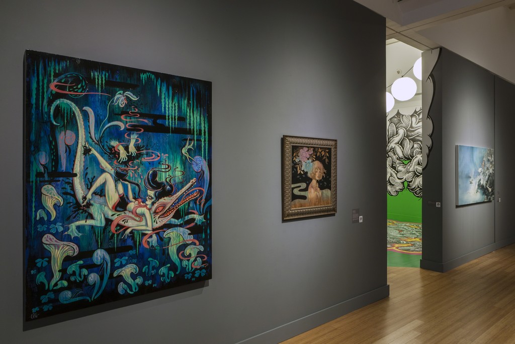 Turn the Page: The First Ten Years of Hi-Fructose at the Virginia Museum of Contemporary Art. Photo by Glen McClure Turn the Page: The First Ten Years of Hi-Fructose at the Virginia Museum of Contemporary Art. Photo by Glen McClure