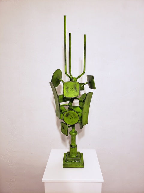 Charles Emlen, ‘Viral Encryption’, 2019, Sculpture, Painted steel, InLiquid