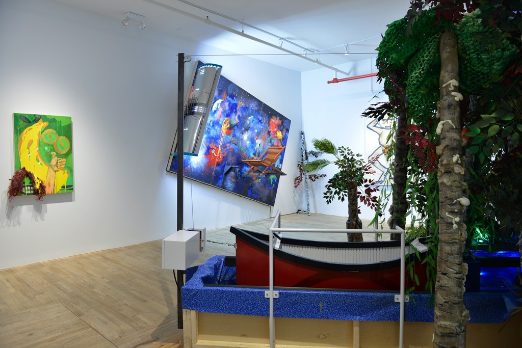 Installation view of Jen Catron & Paul Outlaw's Behold! I teach you the Overman! Installation view of Jen Catron & Paul Outlaw's Behold! I teach you the Overman!