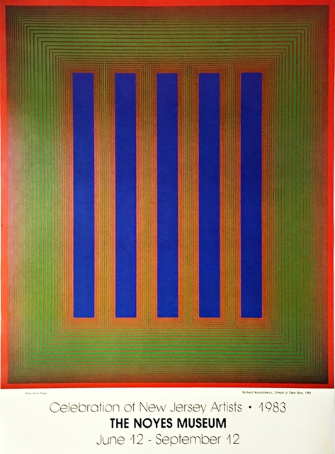 Richard Anuszkiewicz, ‘Celebration of New Jersey Artists - Noyes Museum Poster’, 1983, Alpha 137 Gallery