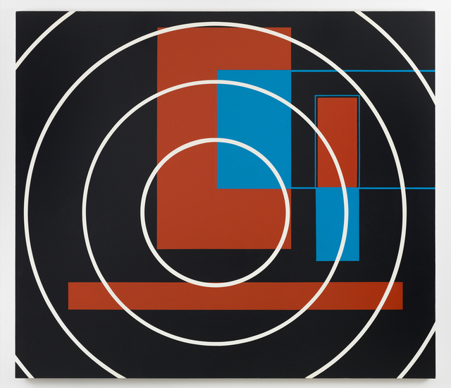 Nassos Daphnis, ‘REVERENCE 10-87’, 1987, Painting, Enamel on canvas, Richard Taittinger Gallery
