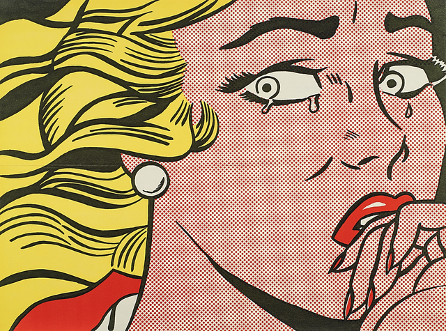 Roy Lichtenstein, ‘Crying Girl’, 1963, Print, Offset lithograph in colors (mailer), Rago/Wright