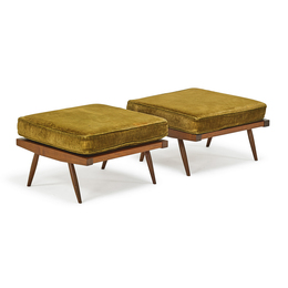 Pair Of Ottomans, New Hope, PA