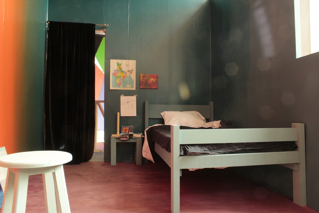 Installation view of "Tótem" (2015). Courtesy of Museo Universitario del Chopo, Mexico City Installation view of "Tótem" (2015). Courtesy of Museo Universitario del Chopo, Mexico City