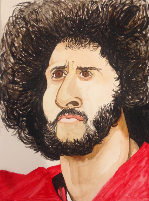 Rudy Shepherd Colin Kaepernick Nfl Quarterback Who Starting The Take A Knee Campaign In 16 To Protest Police Violence Towards Black People Ca 17 Artsy