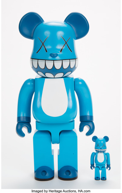 KAWS, ‘Chompers BE@RBRICK 400% and 100% (two works)’, 2003, Heritage Auctions