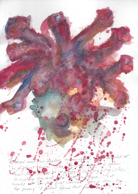 Holly Crawford, ‘The Silence Drew Off, Laughing With Medusa 2’, 2019, Drawing, Collage or other Work on Paper, Watercolors and color pencils on 250gsm archival paper, IFAC Arts