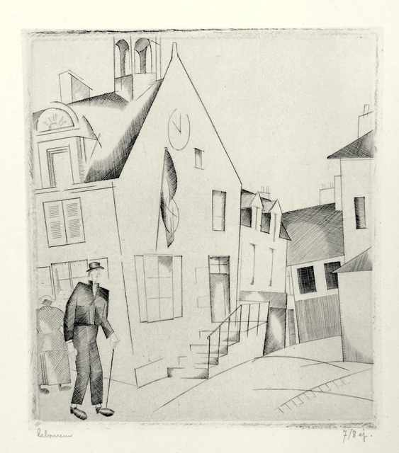 Jean-Emile Laboureur, ‘Le Petit Hotel de Ville’, 1922, Harris Schrank Fine Prints