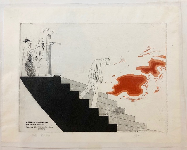 David Hockney, ‘The Wallet Begins to Empty, from A Rakes Progress, A Rare Proof.’, 1961-1963, Mr & Mrs Clark’s