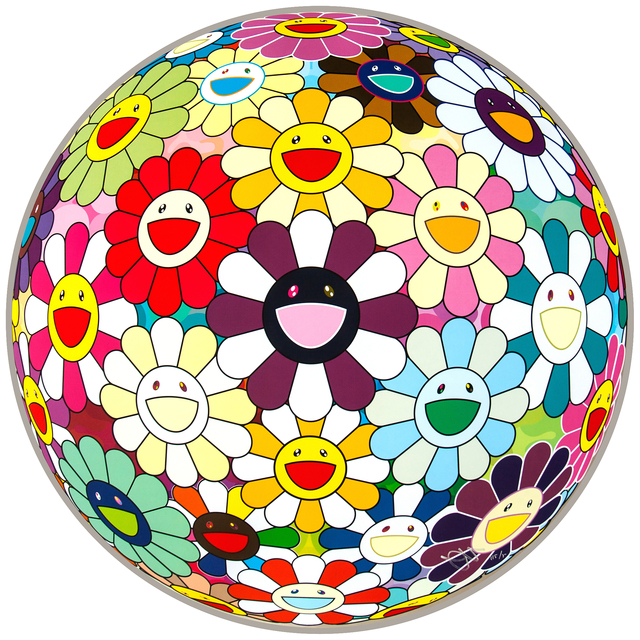 Takashi Murakami, ‘Flower Ball (3D) Sexual Violet’, 2013, Dope! Gallery