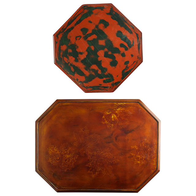 Katsu Hamanaka, ‘Two Trays, France’, Early 20th C., Rago/Wright