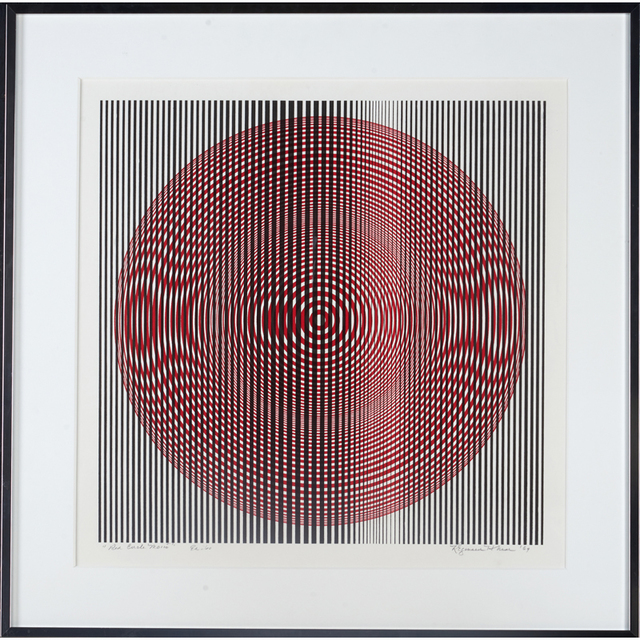 Reginald Neal, ‘"Red Circle Moiré," Edition Of 60, USA’, 1969, Rago/Wright