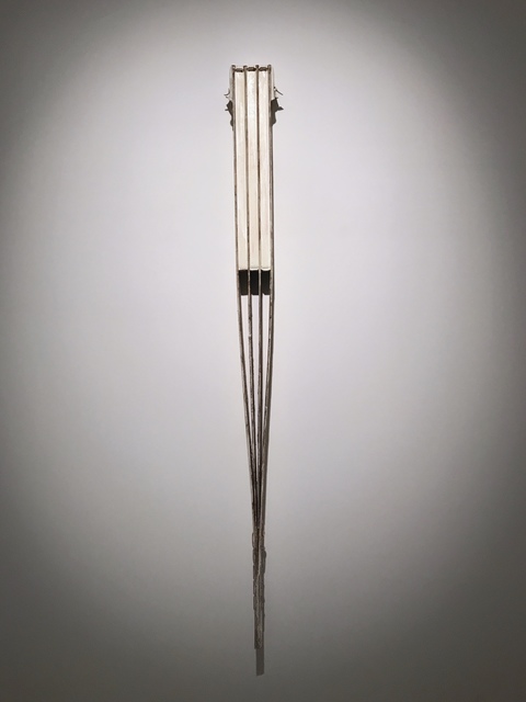 Yoshinobu Nakagawa, ‘Root of Light #1’, 2019, Sculpture, Cotton, acrylic, pigment, beeswax, cowhide and thread on wood, Taguchi Fine Art