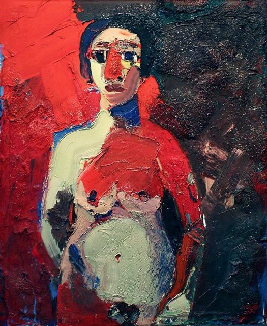 Joan Brown, ‘Girl Standing (Girl with Red Nose)’, 1962, di Rosa
