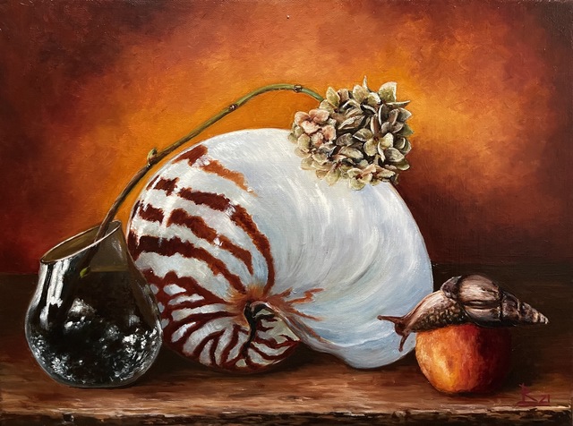 Oleg Baulin The Still Life With A Nautilus Shell 21 Available For Sale Artsy