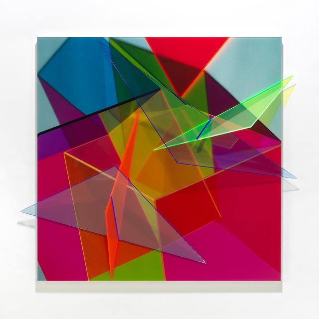 Barbara Kasten, ‘Progression Ten’, 2019, Photography, Fujiflex digital print, fluorescent acrylic, Kadel Willborn