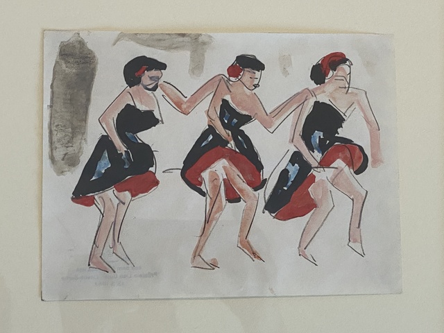, '"Drei Tänzerinnen" ( Three Dancing Girls),' ca. 1910-12, Alice Adam Ltd.