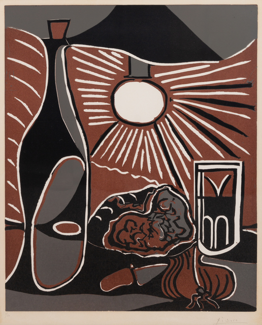 Pablo Picasso, ‘Nature morte à la bouteille’, 1962, Hindman