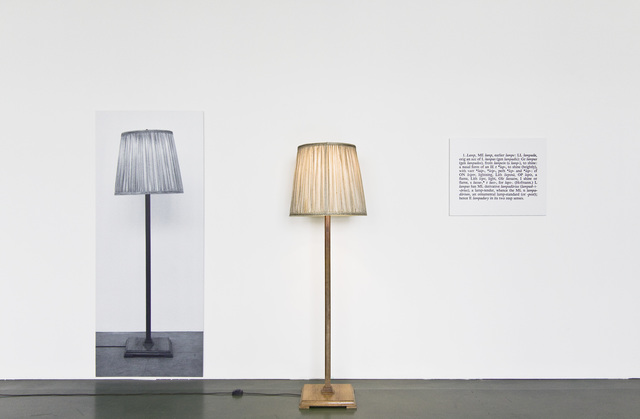 Joseph Kosuth One And Three Lamps 1965 Available For Sale