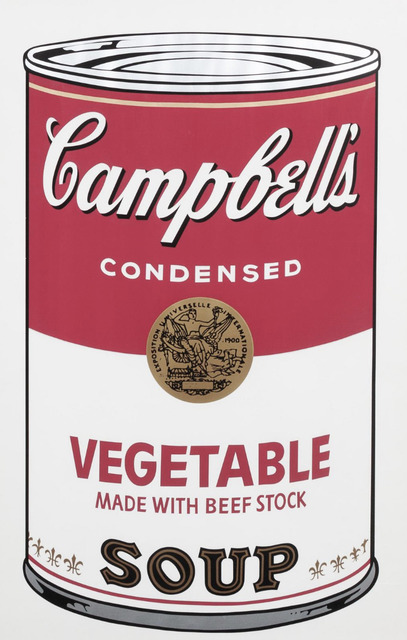 Andy Warhol, ‘Campbell's Soup I: Vegetable’, 1968, Print, Screenprint, Susan Sheehan Gallery