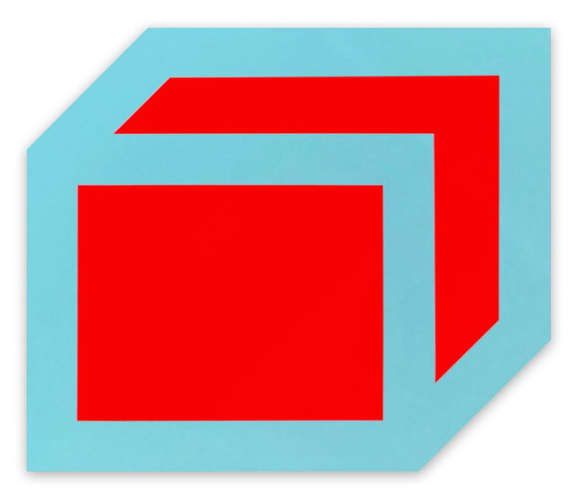 Brent Hallard, ‘Gong (Red, Blue) (Abstract painting)’, 2016, IdeelArt